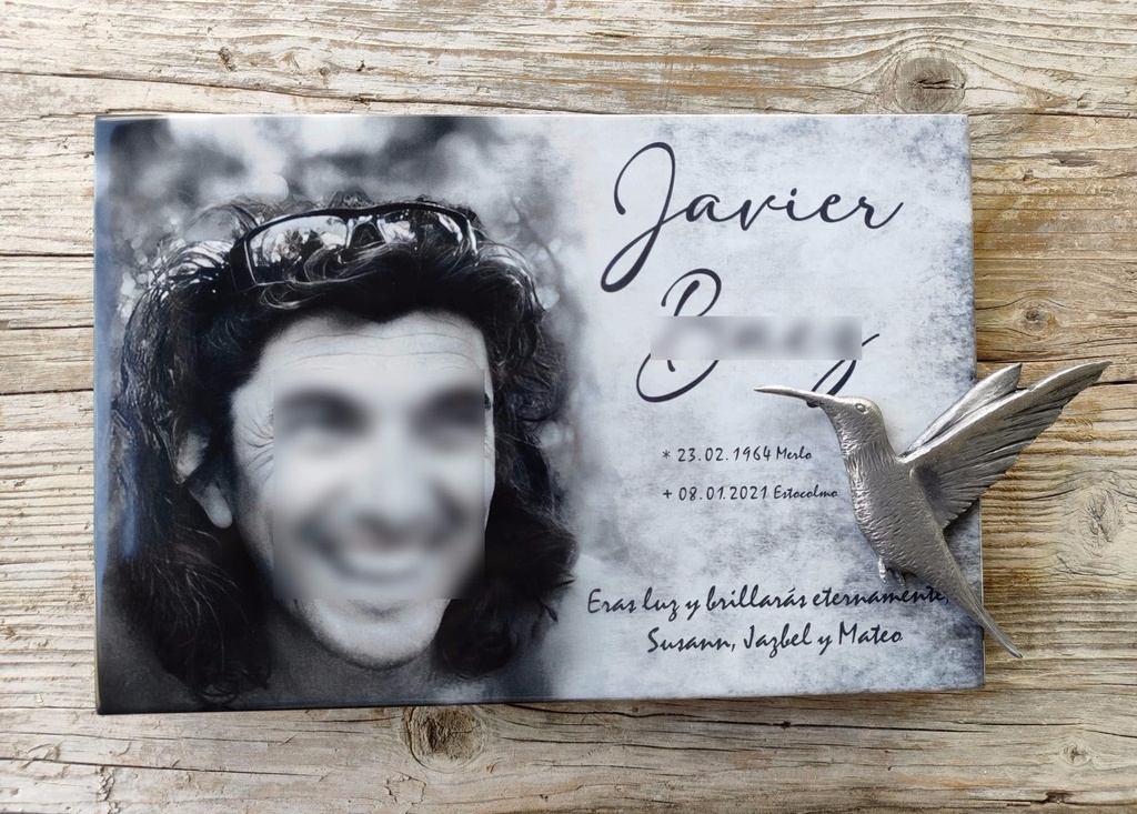 Fotocerámica y Colibrí