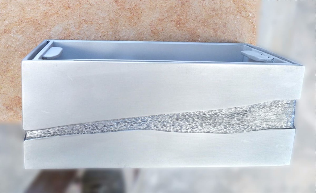 Jardínera de Aluminio Envej