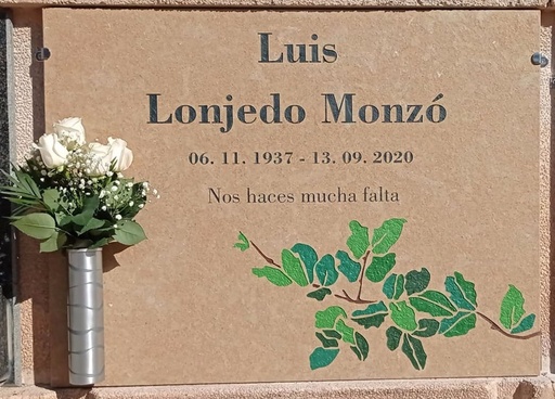 [LAP-INC-002] Lápida Rama Algarrobo