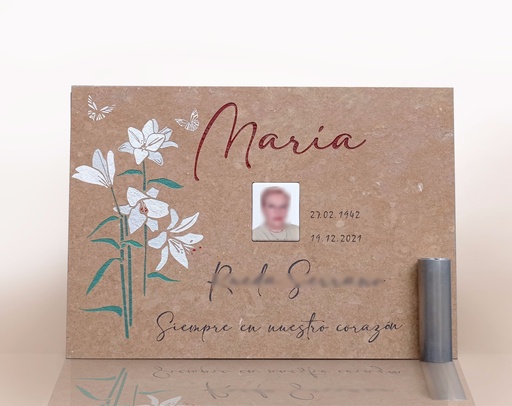 [LAP-INC-009] Lápida Azucenas