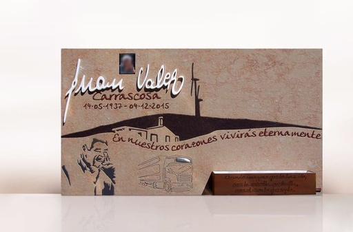 [LAP-ACC-003] Lápida Paisaje Campo