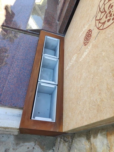 [LAP-ACC-015] Jardínera con Vasos Interiores de Aluminio