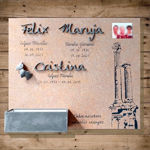 [LAP-INC-017] Lápida Ruinas Romanas