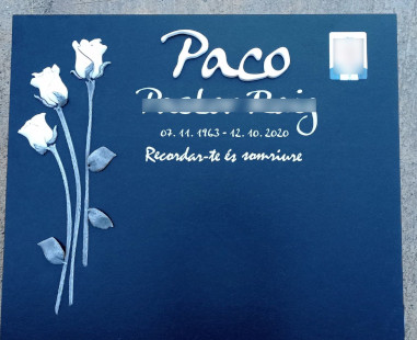 [LAP-INC-018] Lápida Rosas Servicio