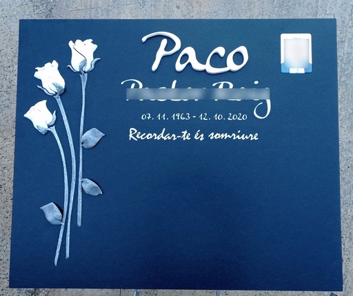 [LAP-INC-019] Lápida Rosas