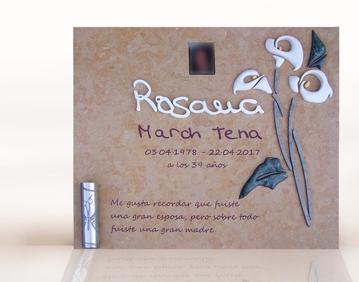 [LAP-INC-025] Lápida Tres Calas