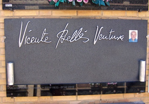 [LAP-SEN-032] Lápida Vicente Belles