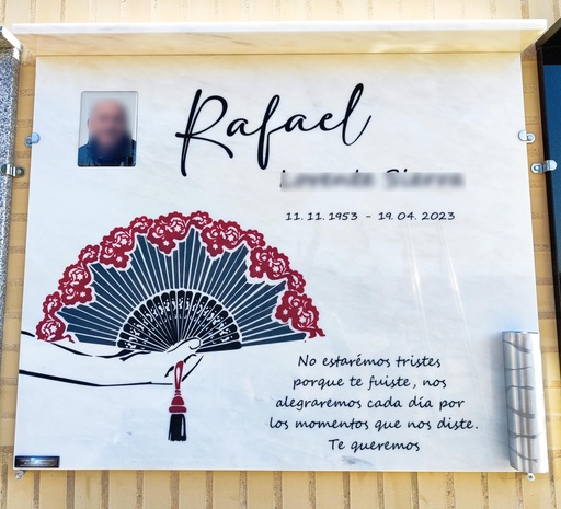 [LAP-SEN-002] Lápida Abanico